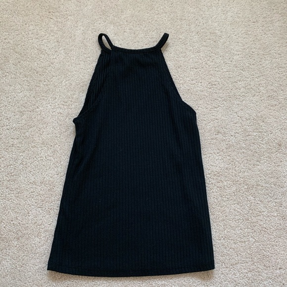 Black Ribbed Tank - Picture 3 of 4